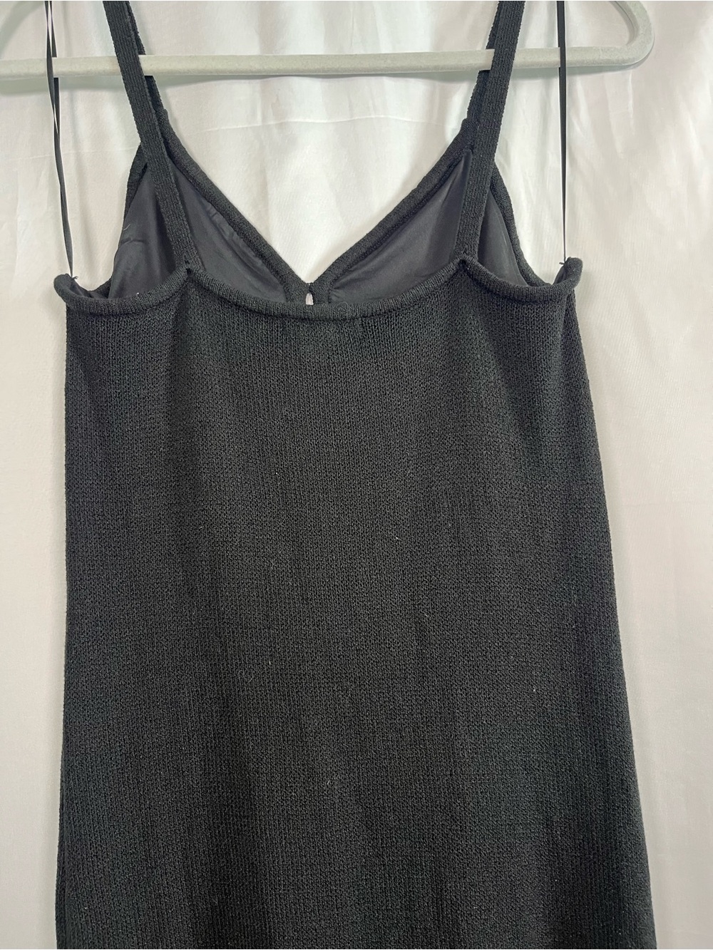 Z supply Callahan black knit crochet midi dress sz m EUC - Picture 10 of 13